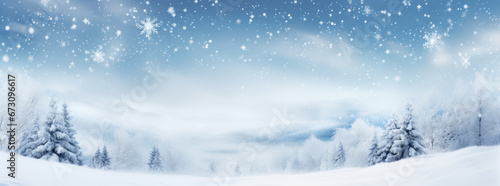 Snowy Winter Landscape Wallpaper © M.Gierczyk