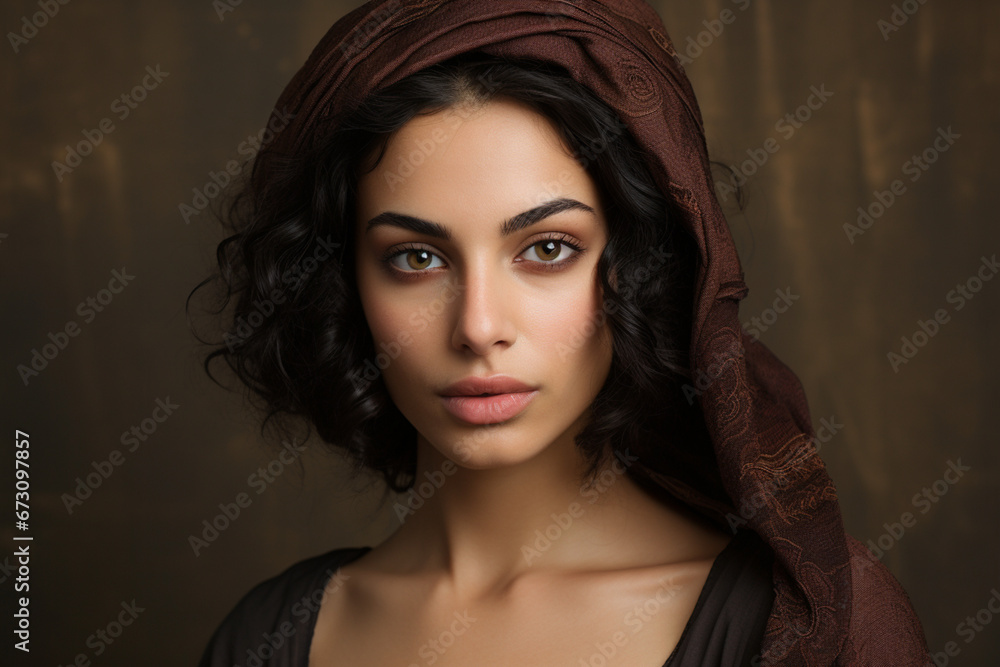Headshot of early 20s Middle Eastern woman