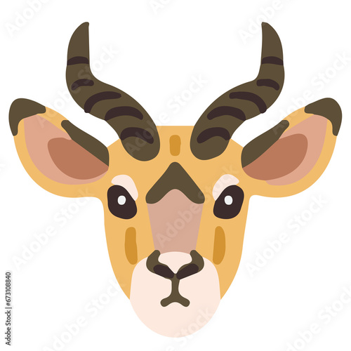 Antelope head icon