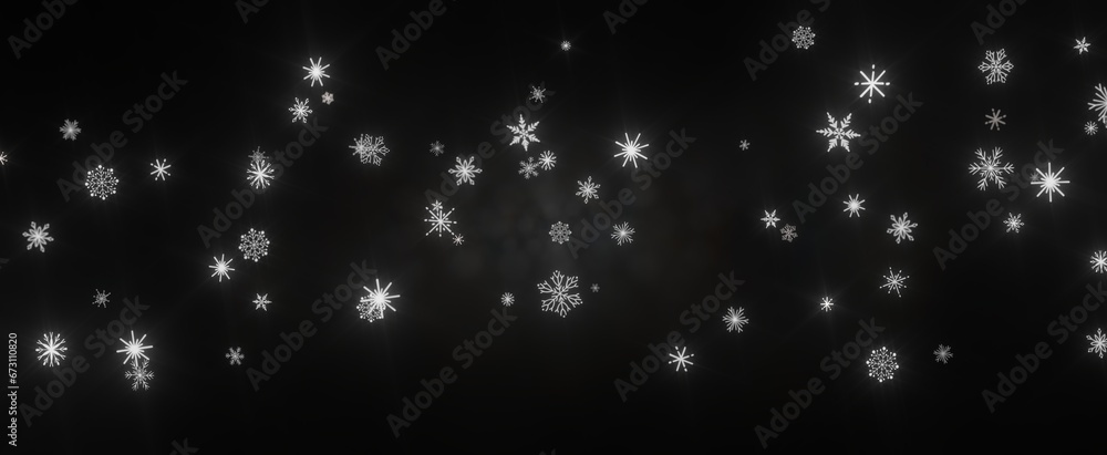 The winter background, falling snowflakes The winter background, falling snowflakes