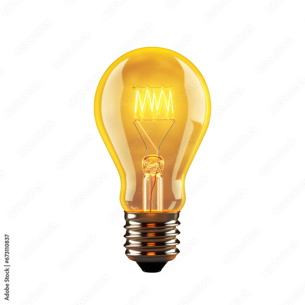 Lightbulb isolated on transparent background, png Lightbulb isolated on transparent background, png