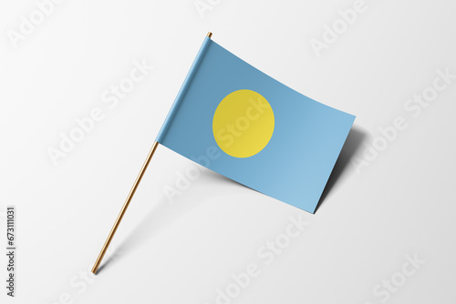 Palau flag of small paper, isolated on white background Free Download Palau flag of small paper, isolated on white background - GFXLoad