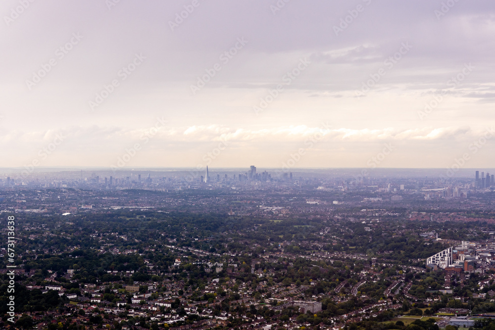 Fototapeta premium London Seen From The Air