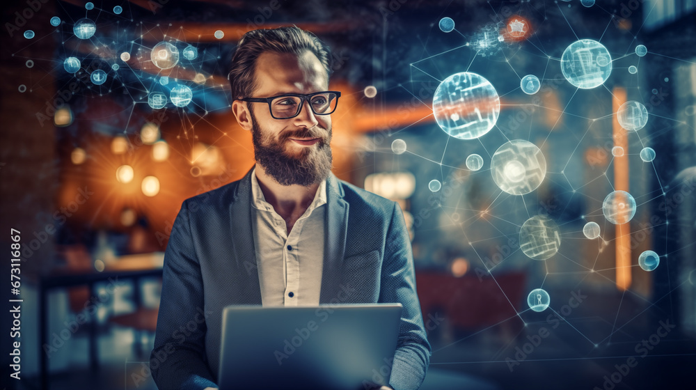 technology worker man technology worker man