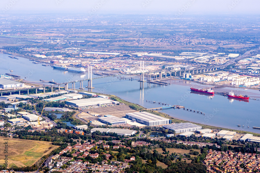 Dartford Crossing From The Air