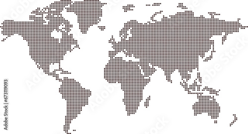 World continents background in free vector
