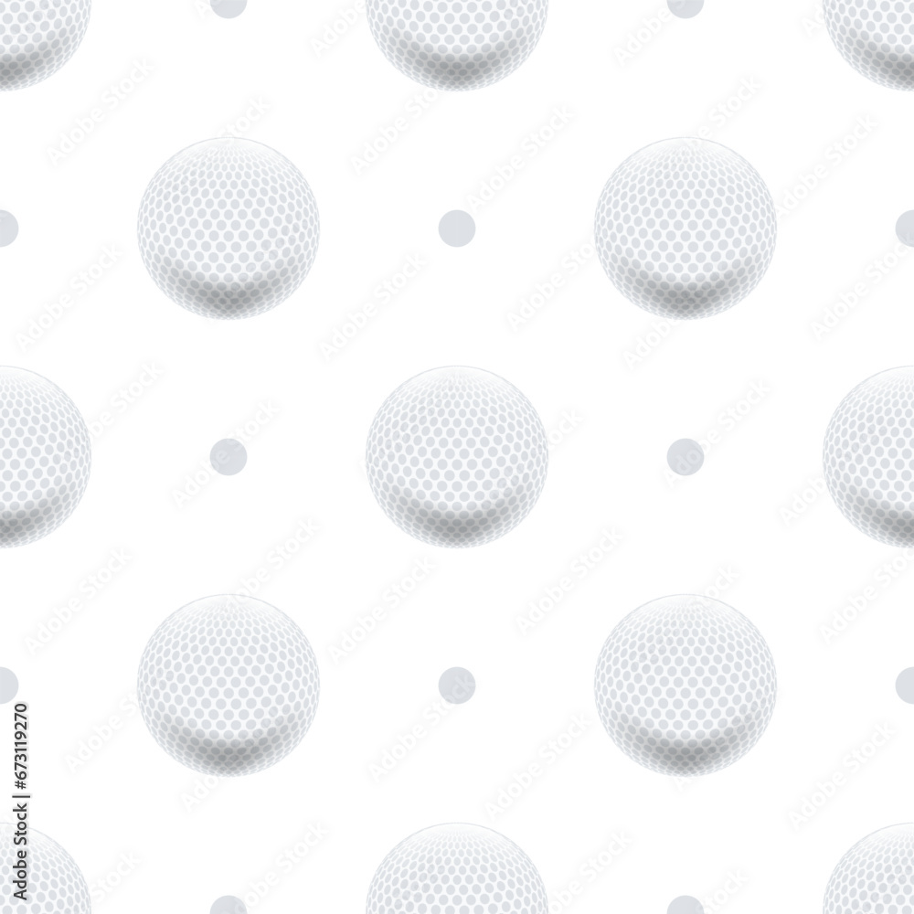 Golf ball Seamless pattern background. Golf ball Seamless pattern background.