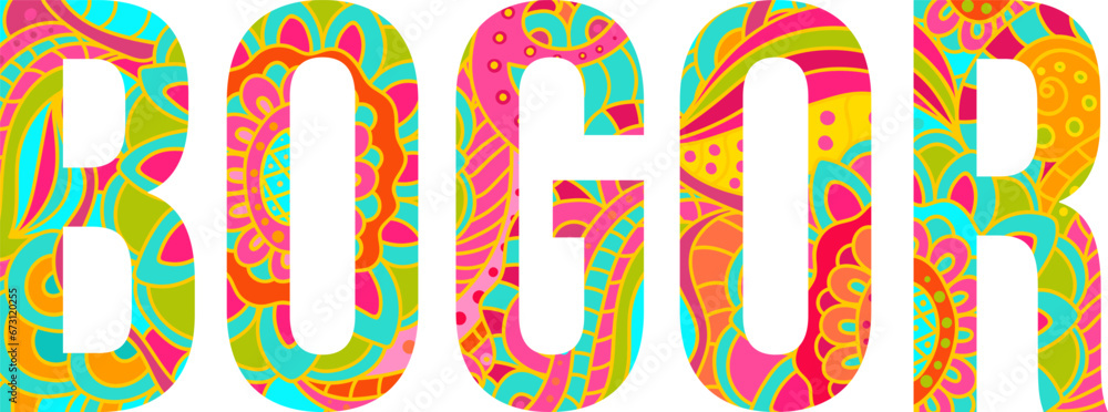 Bogor creative city name text Bogor creative city name text