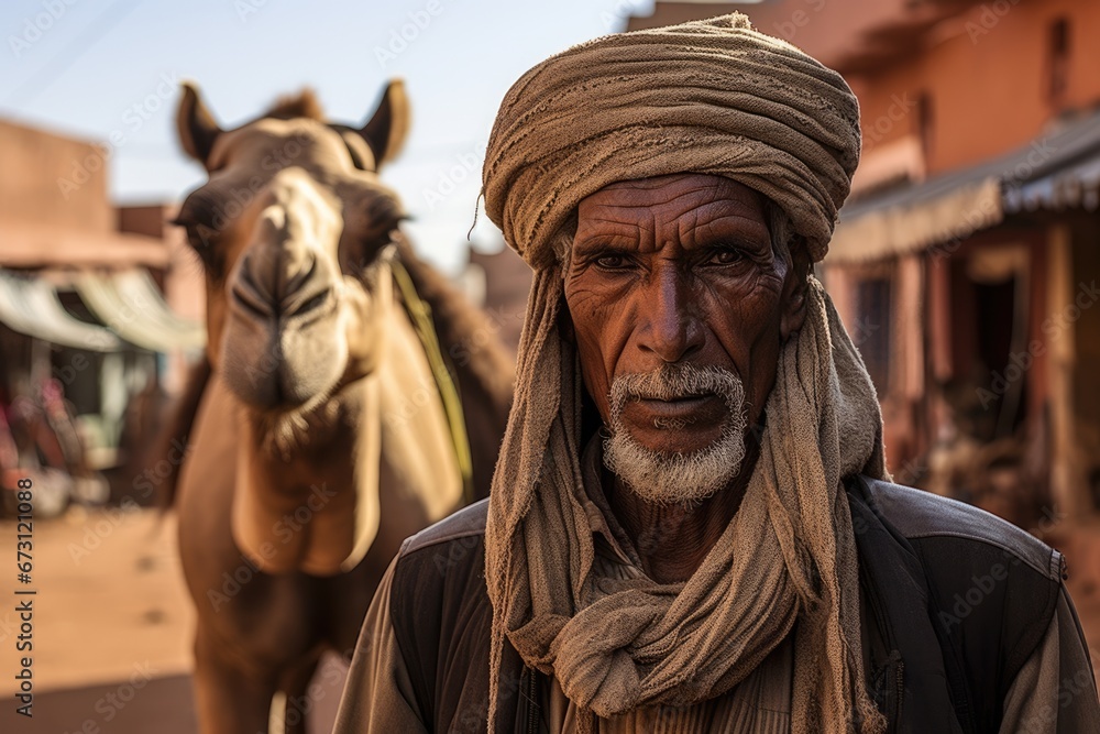A Gaze Carved from Time: The Camel Keeper A Gaze Carved from Time: The Camel Keeper