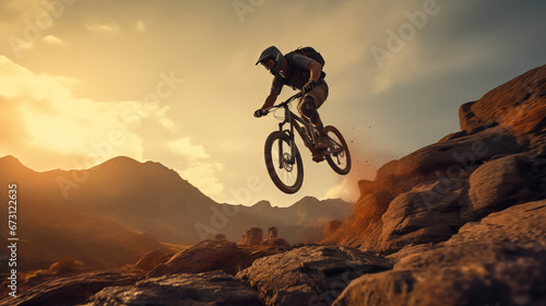 mountain bike rider © daniel