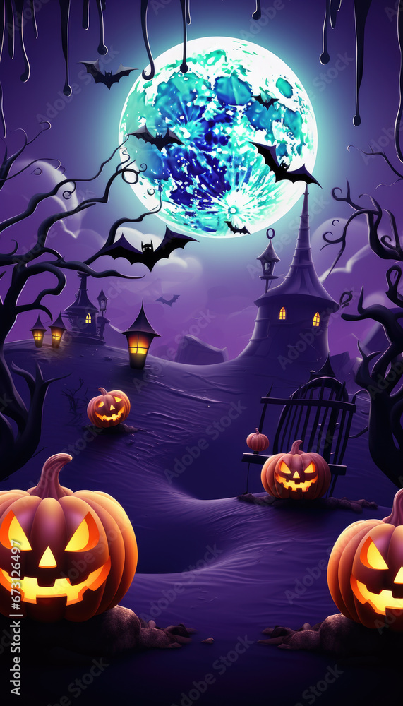 Happy halloween party background Happy halloween party background