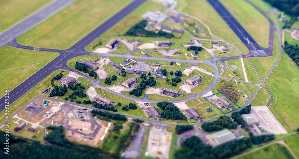 Obraz premium Airport View From Above