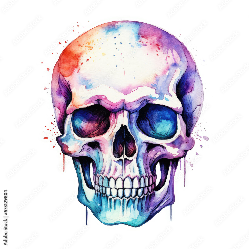 Fototapeta premium Skull head design