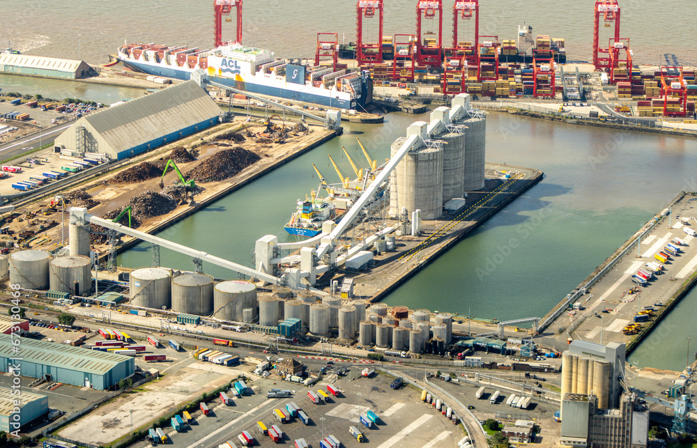 Ports Or Harbour From The Air
