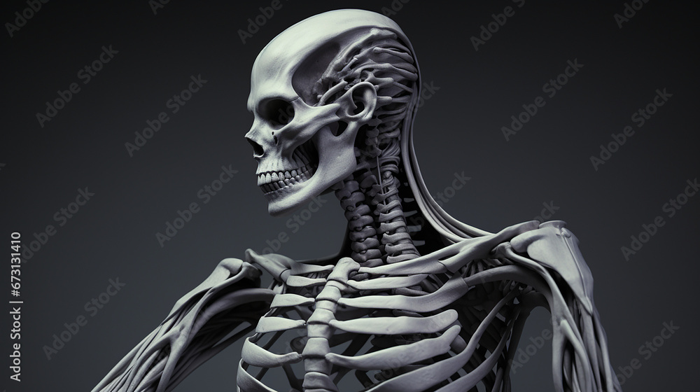muscular skeleton created with Generative Ai muscular skeleton created with Generative Ai