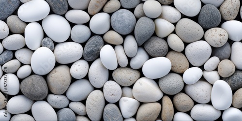 light rock, gavel, pebble stone texture pattern for background. photo