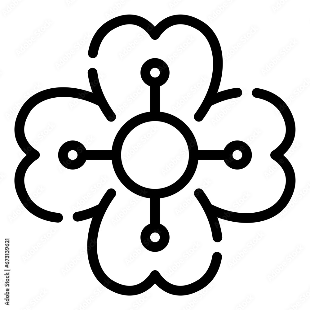 Fototapeta premium Cherry Blossom icon