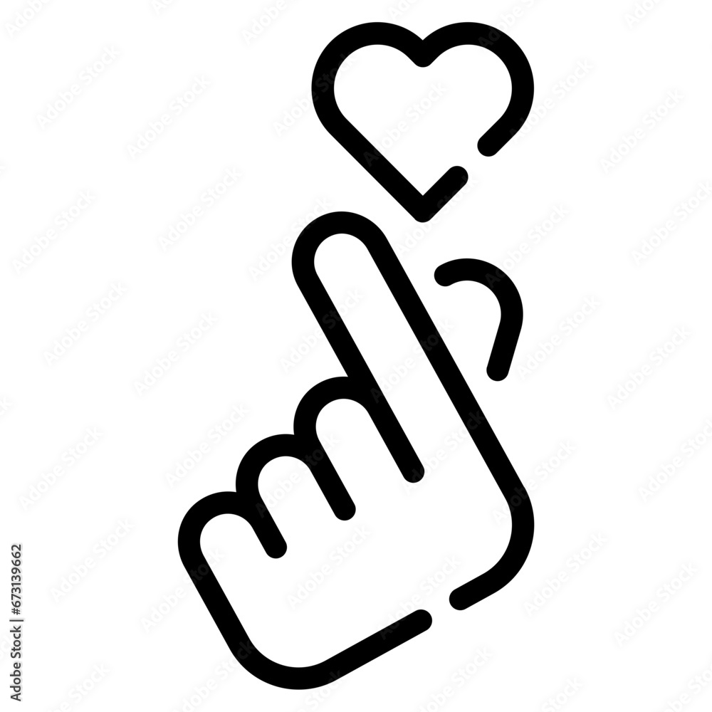 Obraz premium K Pop icon