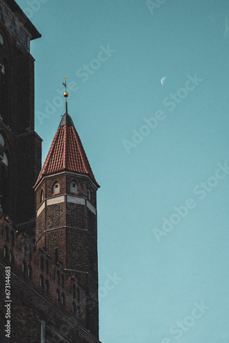 Church tower in Gdańsk