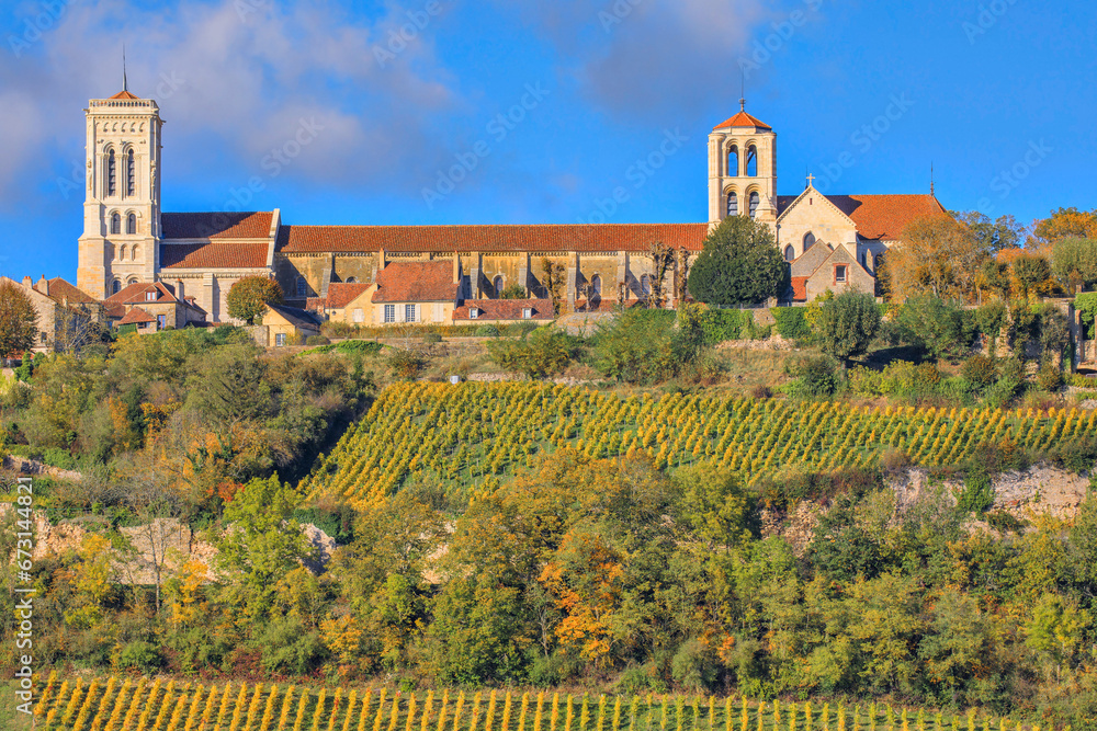 La basilique Sainte-Marie-Madeleine de Vézelay, Bourgogne