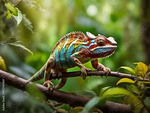 Chameleon Photography  generative ai