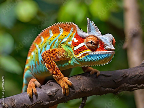 Chameleon Photography  generative ai