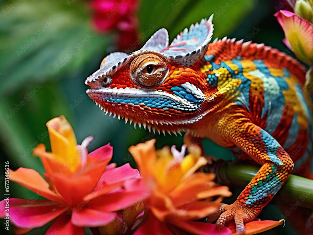 Chameleon Photography, generative ai Chameleon Photography, generative ai