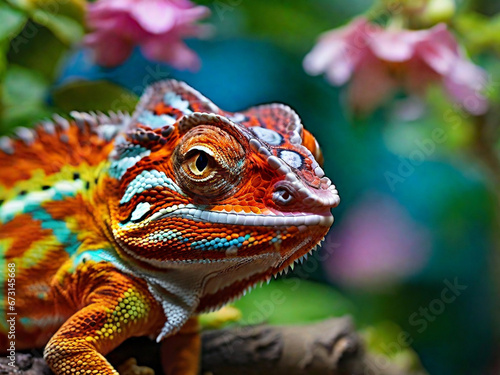 Chameleon Photography  generative ai