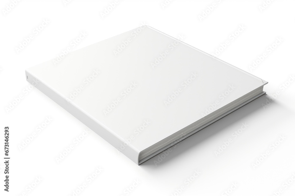 Diary Notebook isolated on studio background. white cover Daybook for school Diary Notebook isolated on studio background. white cover Daybook for school