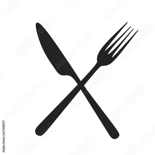 fork and knife vector icon.#fork#knife#kitchen#dining#restaurent#food