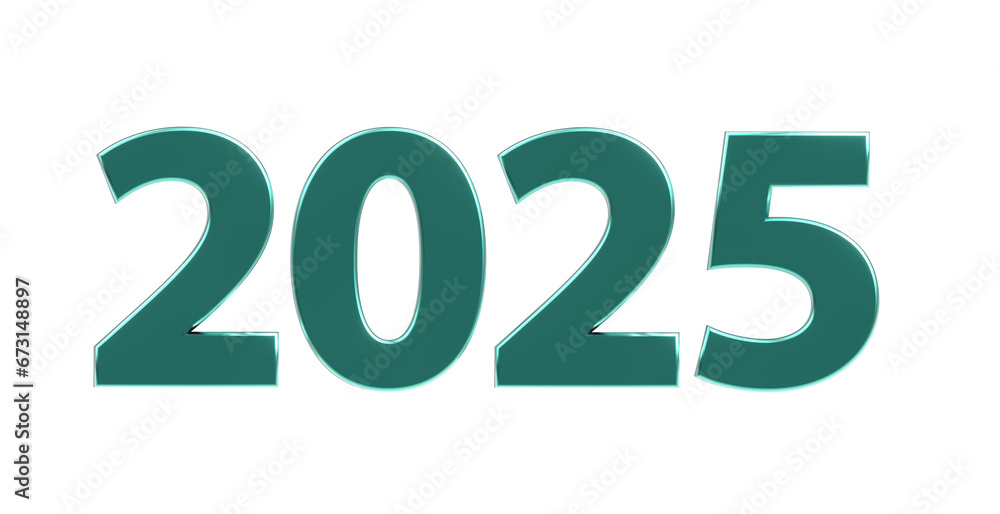 2025 plakative metallische grüne 3D-Schrift, Jahreszahl, Kalender, Perspektive, Nummer, Jubiläum, Neujahr, Jahreswechsel, Freisteller, Alphakanal 2025 plakative metallische grüne 3D-Schrift, Jahreszahl, Kalender, Perspektive, Nummer, Jubiläum, Neujahr, Jahreswechsel, Freisteller, Alphakanal