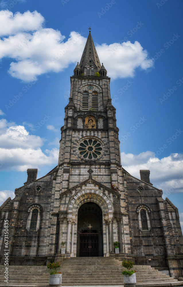 Church Notre Dame de Oloron Saint Marie. Francia. Oloron-Sainte-Marie is a municipality in southwestern France located in Béarn and in the Pyrénées-Atlantiques department