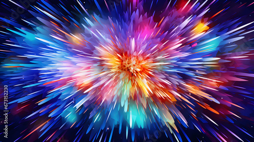 colorful explosive background photo