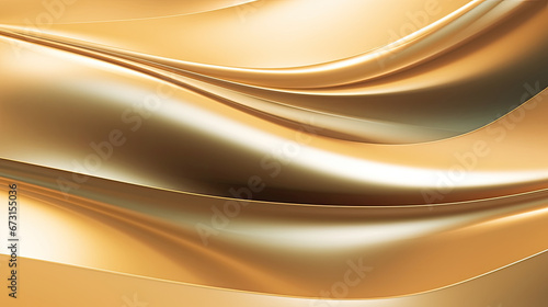 luxury golden color Abstract wave background. Abstract soft color waves, 