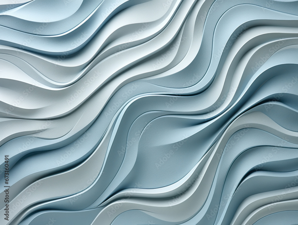 Fototapeta premium Corrugated Paper Texture with Grayish-Blue Wavy Lines