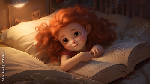 girl in bed