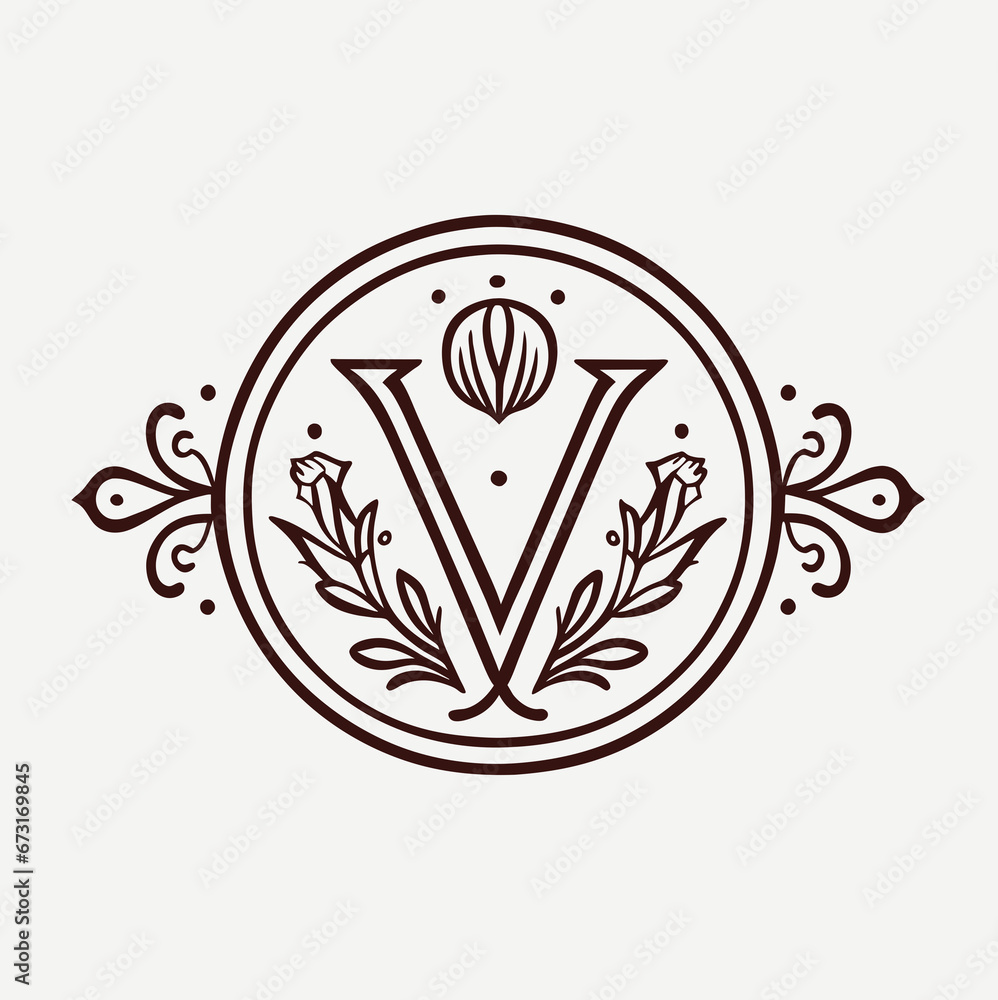 letter v logo letter v logo