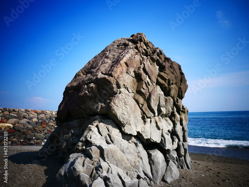 海岸と岩　coast and rocks