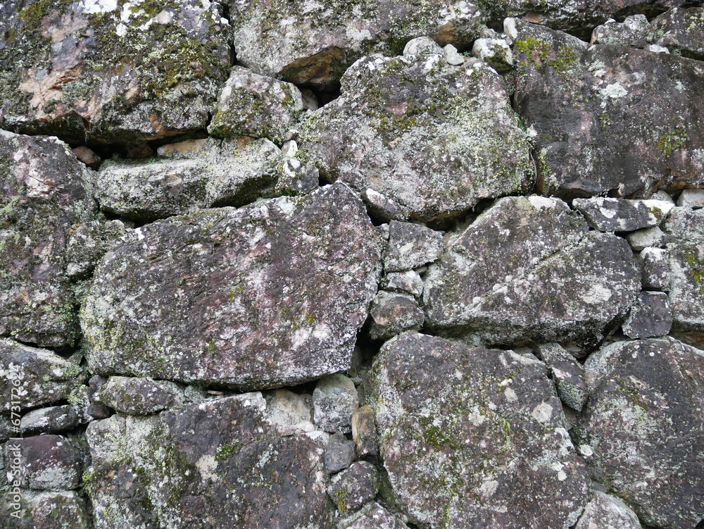 石垣　stone wall
