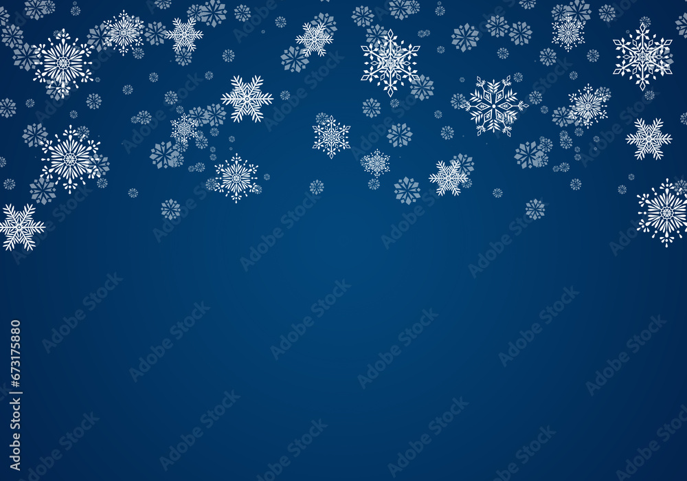 Abstract Winter Blue Holiday Design. Snow Merry Christmas Illustration Abstract Winter Blue Holiday Design. Snow Merry Christmas Illustration