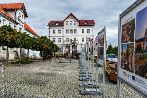 Townhall in Bardo - small town in "Gory Sowie" south-west part of Poland