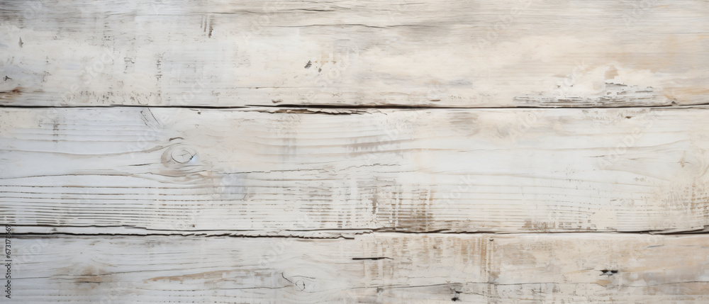 Ultrawide White Rustic Old Vintage Wood Plank Texture Background Wallpaper