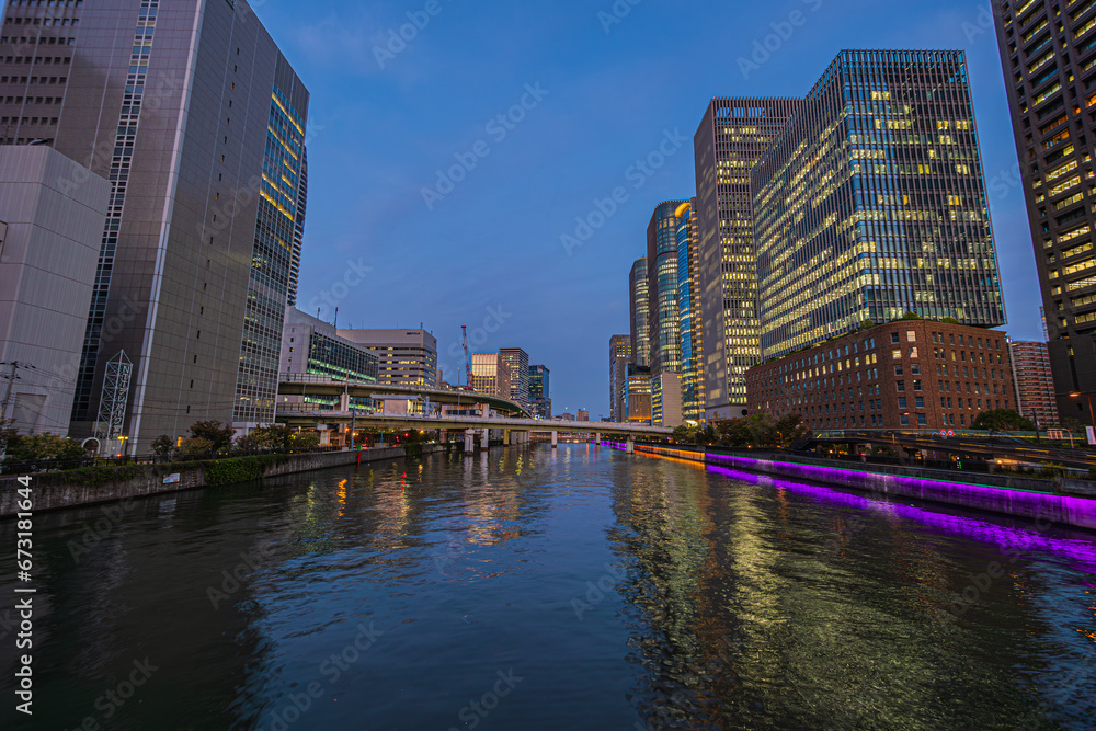Obraz premium 都市夜景