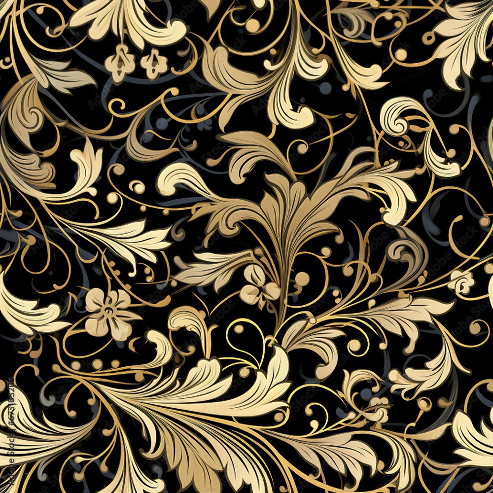 Filigree and Flourish Ornament Pattern Filigree and Flourish Ornament Pattern