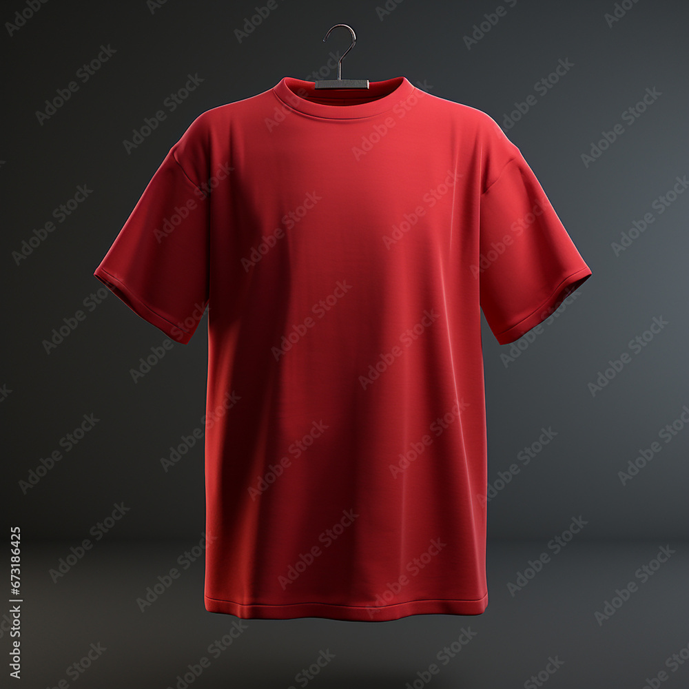 plain t-shirt with cinematic lighting ray tracing, for product catalogue created with Generative Ai plain t-shirt with cinematic lighting ray tracing, for product catalogue created with Generative Ai