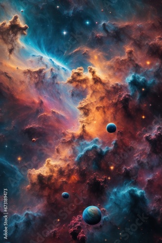 background with space