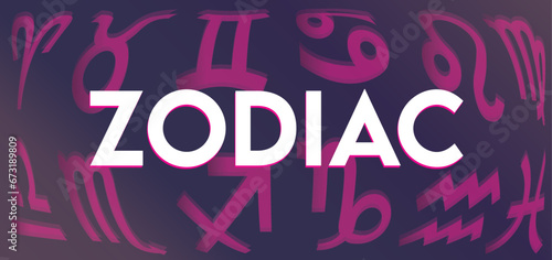 Zodiac Signs, Zodiac symbols icon set vector illustration zodiac star set	