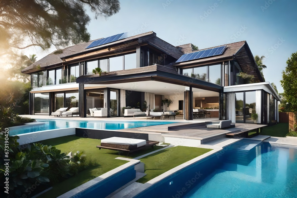 Obraz premium hotel swimming pool