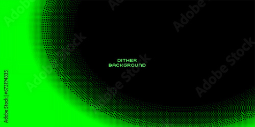 Pixel dither bitmap texture. Abstract pixel smooth gradient transition, 8 bit video game screen wallpaper. Vector background