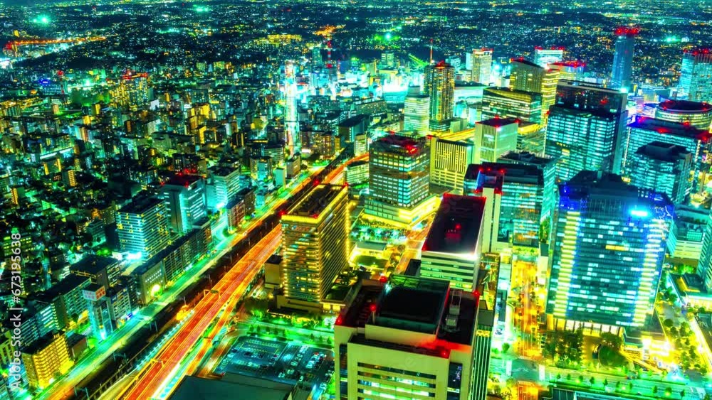 横浜夜景タイムラプス Oct.2023 横浜夜景タイムラプス Oct.2023